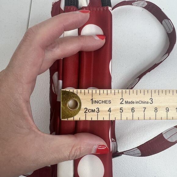 Lug Coupe XL Convertible Crossbody Fanny Pack Belt Hip Bag Minnie Red White Dot - Picture 16 of 16